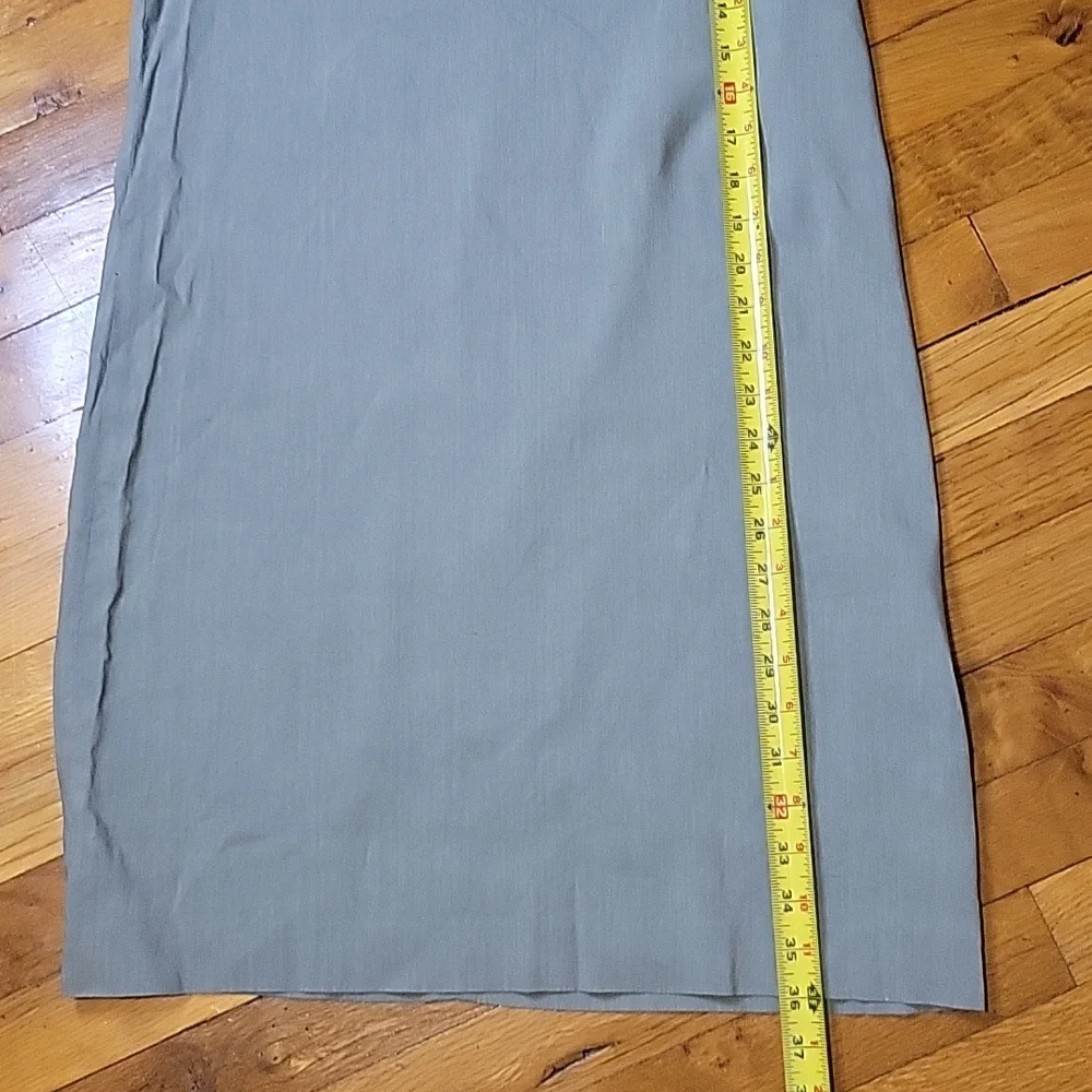 Theory 6 sheath dress  green short sleeve stretch office work career min…